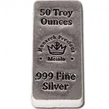 50 oz Silver Bar