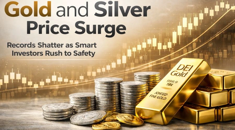 Gold and Silver Price Surge Sends Shockwaves Through Markets as Investors Rush to Safety