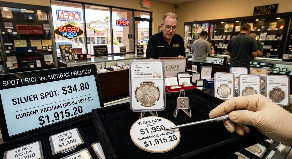 Numismatic Premium vs Spot Price
