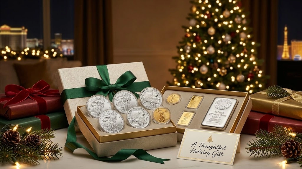 Gold and silver bullion gifts for the 2026 holiday season under $500